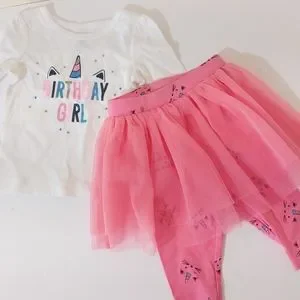 Carter's Matching Sets Carters Birthday Girl Baby Kitty